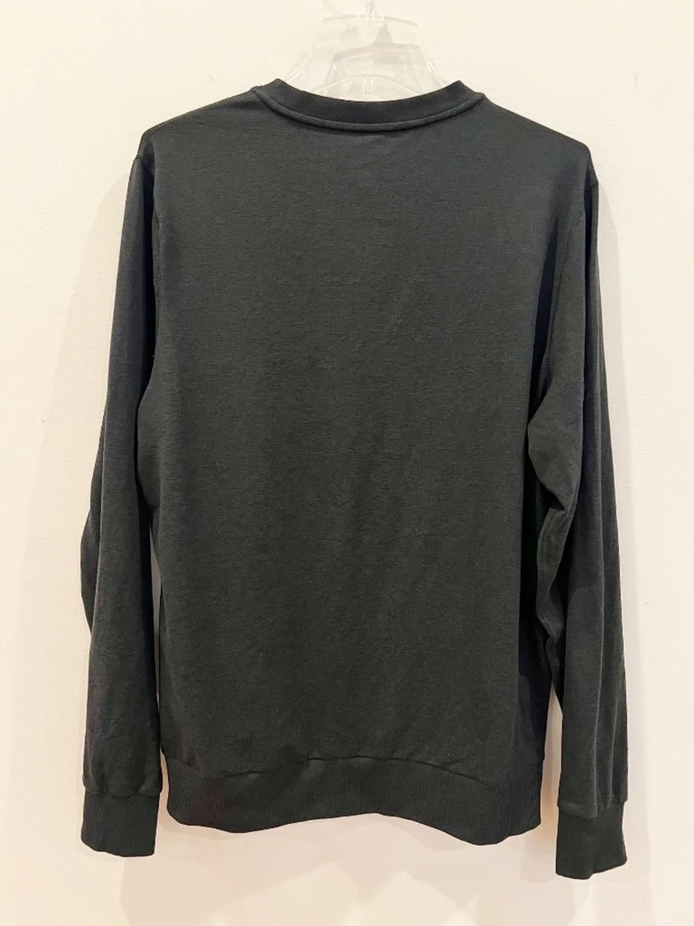 Vuori Sweatshirt Mens Large Black Ponto Performance Crew Neck DreamKnit Sweater